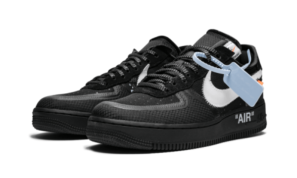 Nike Sko Air Force 1 Low Off-Hvid Sort